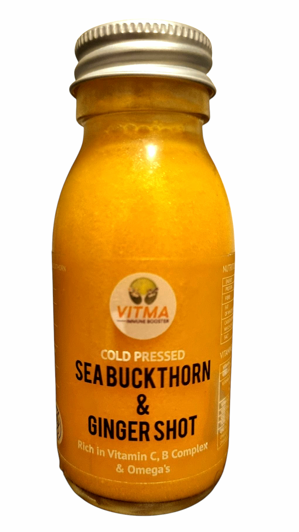 Organic Sea Buckthorn & Ginger Shot 60ml
